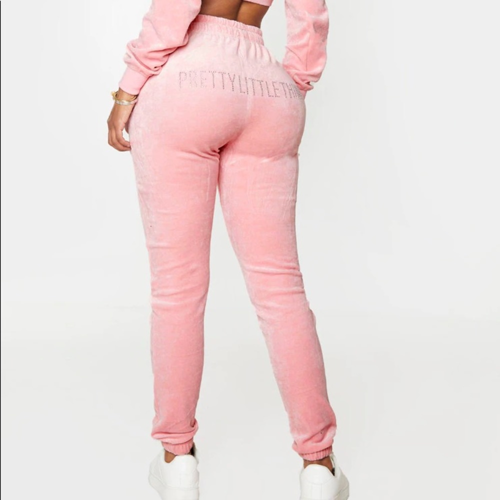 Pretty Little Thing PLT Velour Joggers